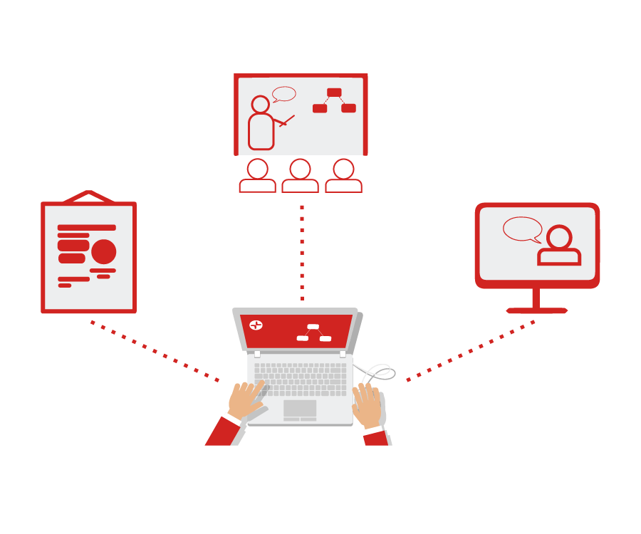 Innovator Illustration Poster Webinar Akademie | MID GmbH